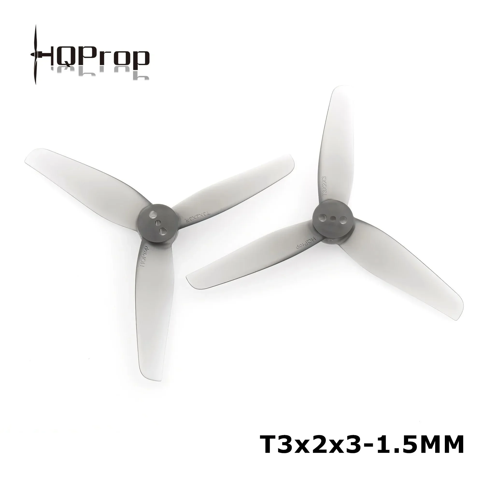 12PCS HQProp T3X2X3-2MM T3X2X3-1.5MM  3020 3-Blade 3 inch CW CCW  Toothpick machine propeller PC Propeller for FPV Freestyle