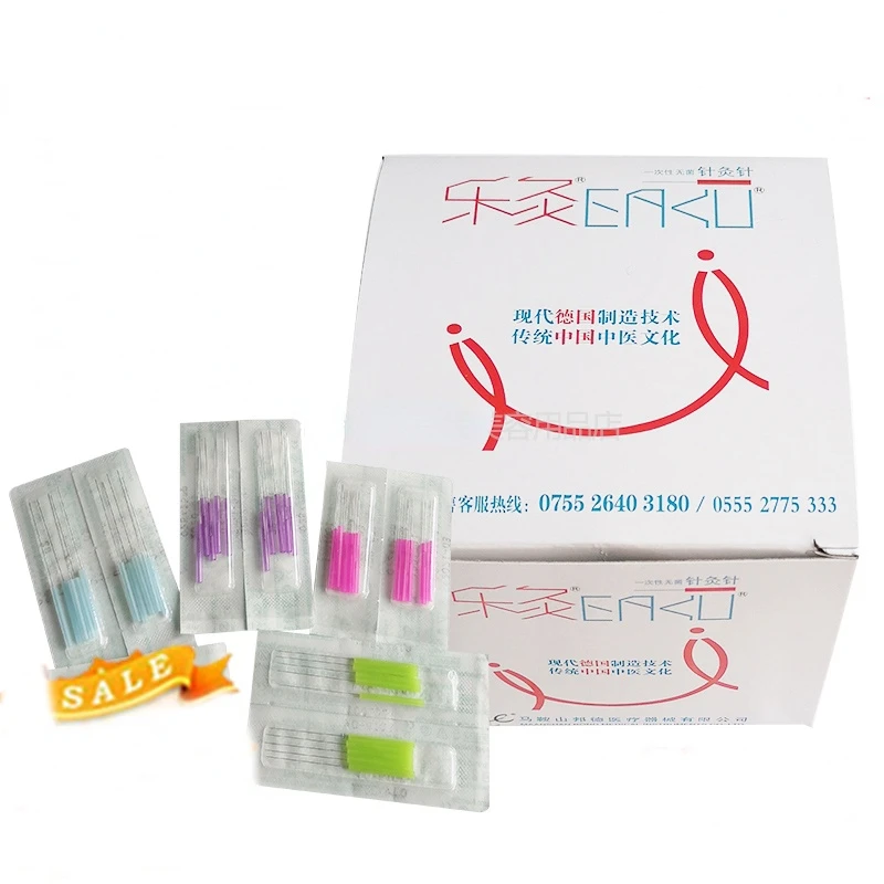 new 0.12*15/0.14*15mm 500 pcs Acupuncture beauty massage needle EACU facial acupuncture needles