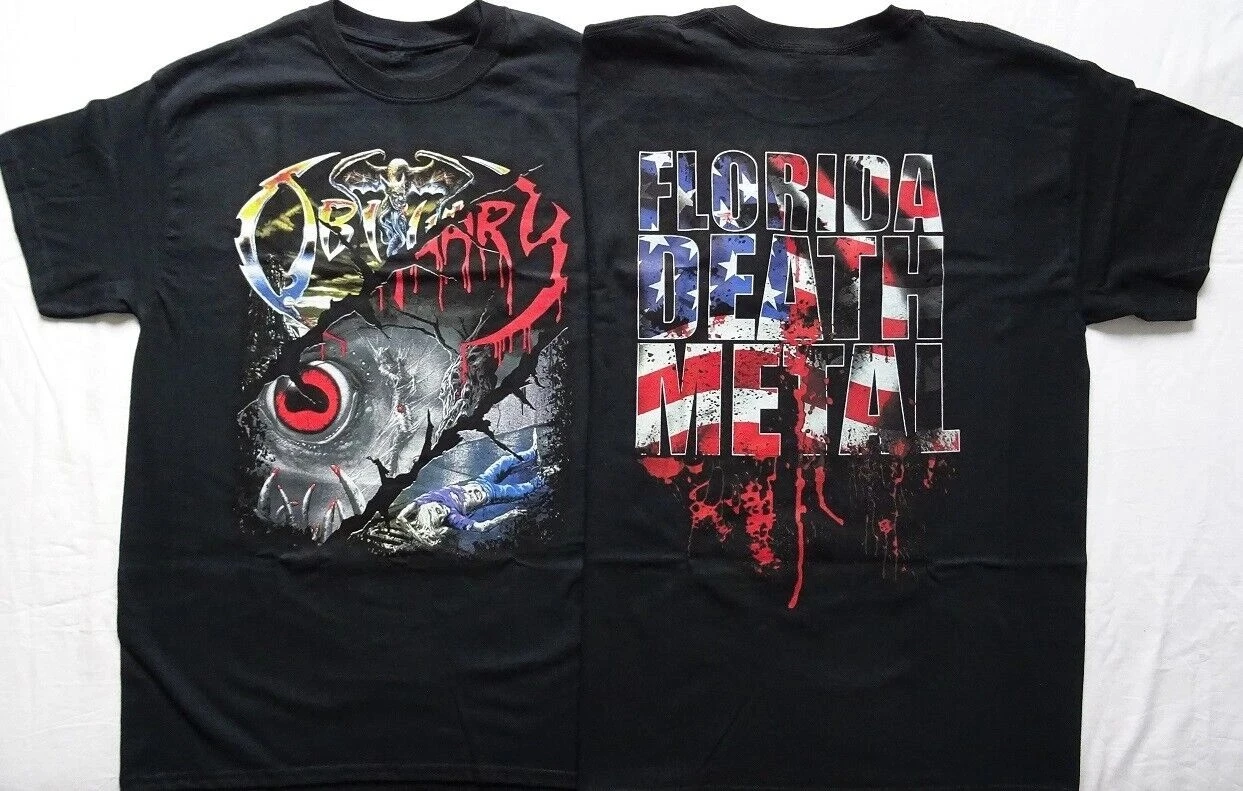 مجموعة نعي فلوريدا الموت المعدنية ببطء نحن نذور سبب الموت النهاية الكاملة الراقية الفاخرة لكل من الرجال والنساء أعلى Y2k