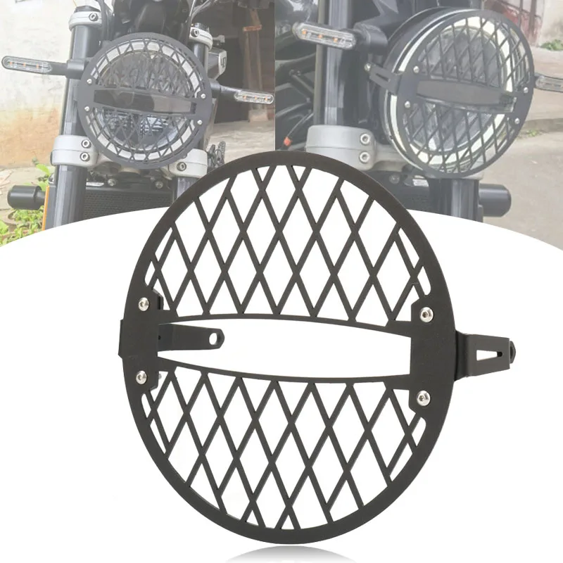 

Motorcycle Accessories Headlight Protector Grille Guard Cover For Svartpilen 401 250 Vitplien 401 2020-2023