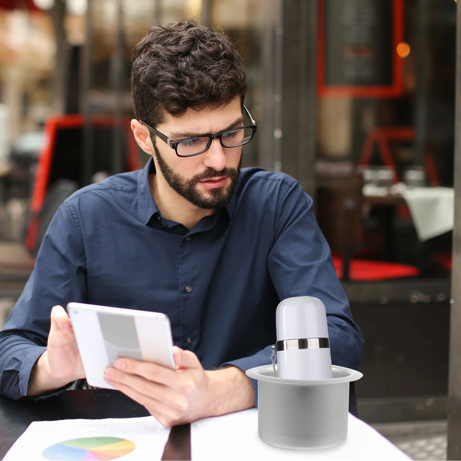 

1pc Stainless Steel Cup Holders Sofa Armrest Recliner Handle Outdoor Couch Drink Stand Durable Easy Clean Replacement Parts