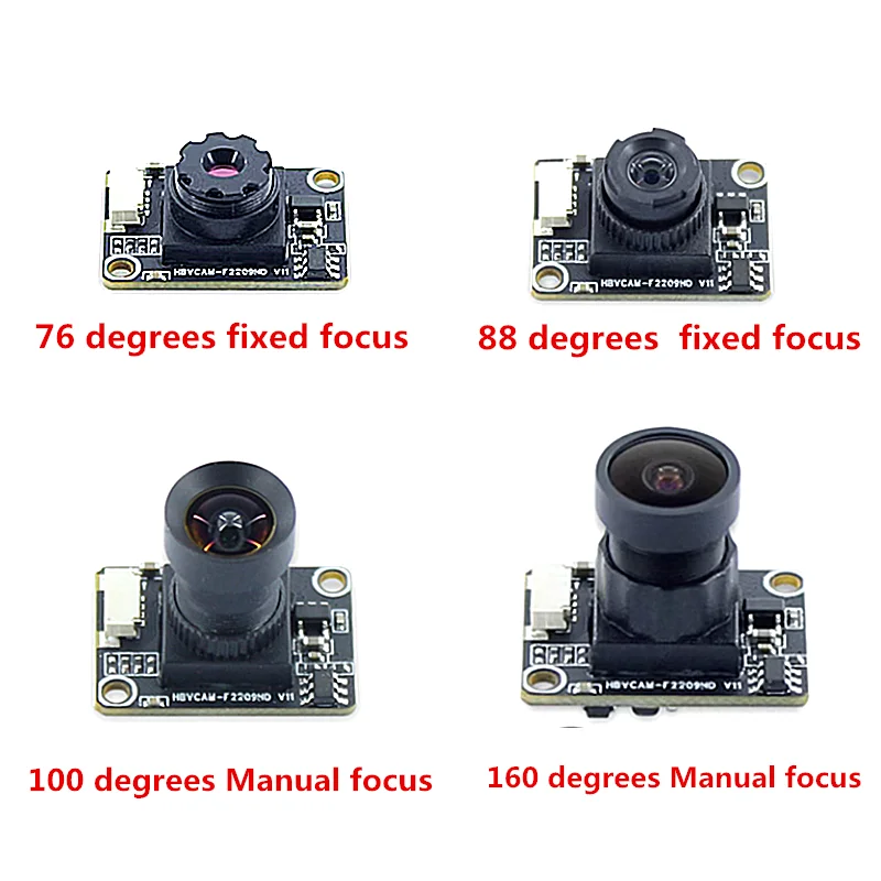 

76/88/100/160 degrees 2 megapixel 1080P HD USB no-drive camera module 30 frame laptop built-in module