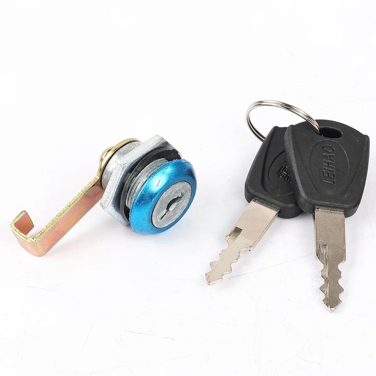Cerradura de maletero de hierro para vehículo eléctrico con pedal, cerradura de maletero de scooter eléctrico con baterí
