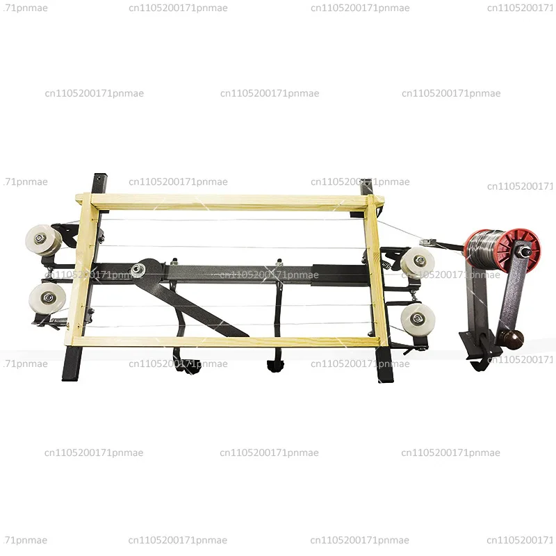Wooden honeycomb frame threading tool, nest frame tightener, beekeeping accessory for easy installation