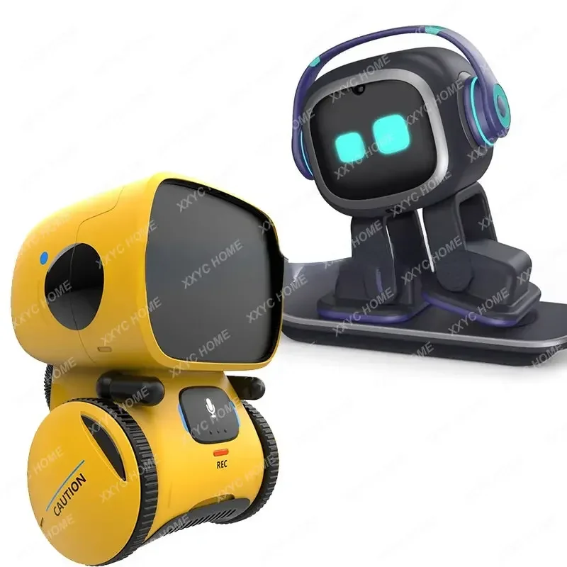 robot intelligent dance voice command sensor, singing, dancing, repetition robot toy for children boys