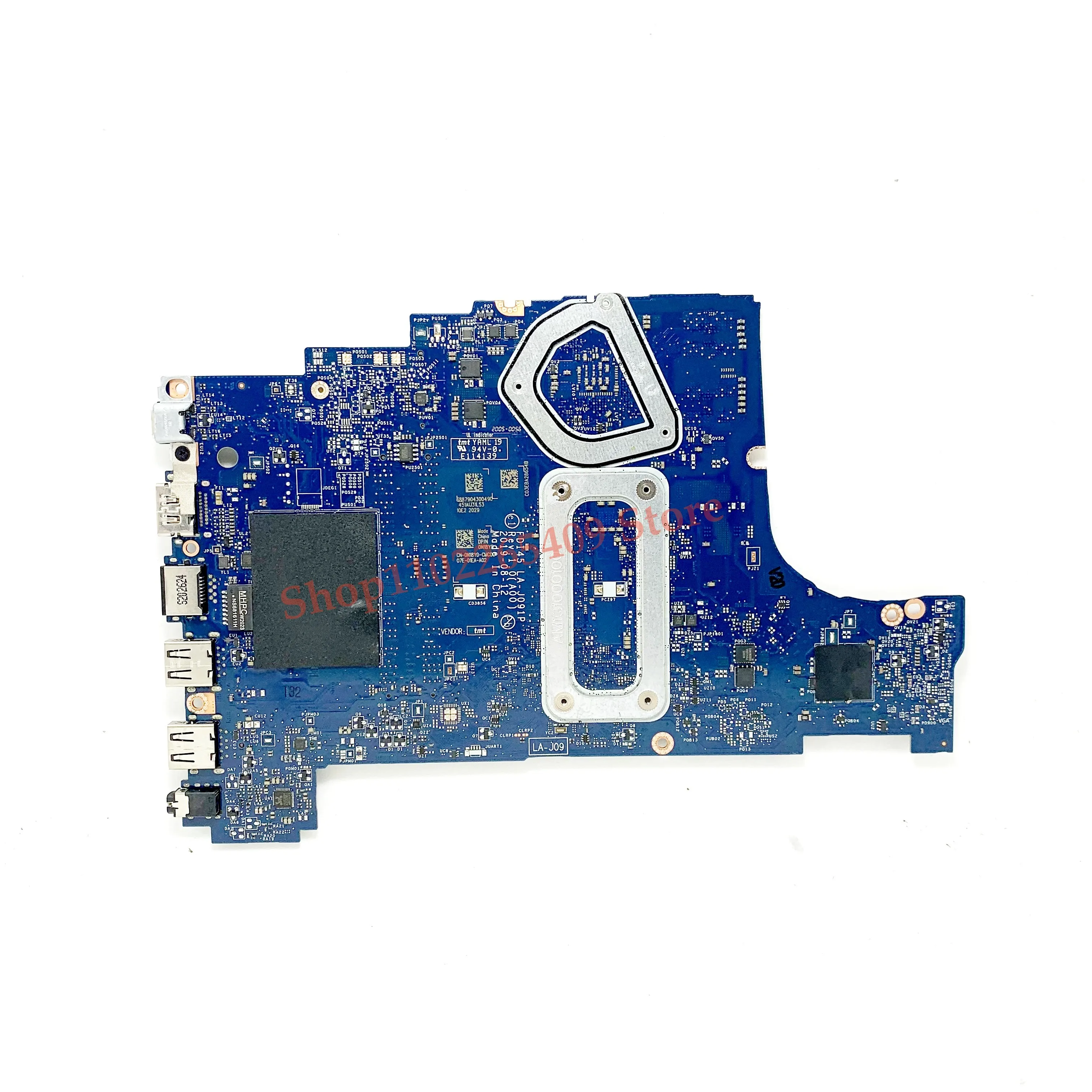 Mainboard CN-0N18YD 0N18YD N18YD FDI45 LA-J091P For Dell Inspiron 3493 3593 3793 5493 5593 W/ SRG0N i7-1065G7 CPU 100% Tested OK