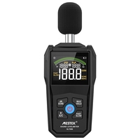 MESTEK SL720B Digital Sound Level Meter 30-130Db Noise Decibel Measuring Meter LCD Color Screen A/C Weighting Max/Min Value