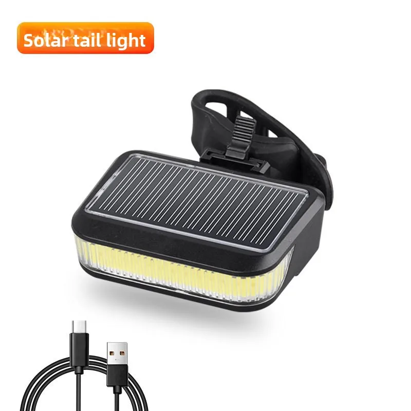 Multifunctional Super Bright Mini Bike Front Light - USB Rechargeable Backpack Buckle Flashlight