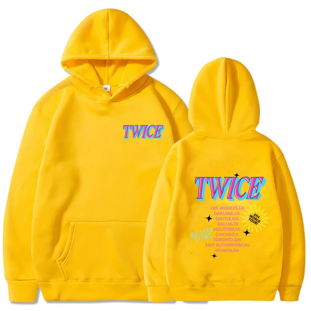 Twice Moonlight Sunrise-Sudadera con capucha para mujer, abrigos cálidos de estilo coreano Y2K Harajuku, moda de invierno, 2023