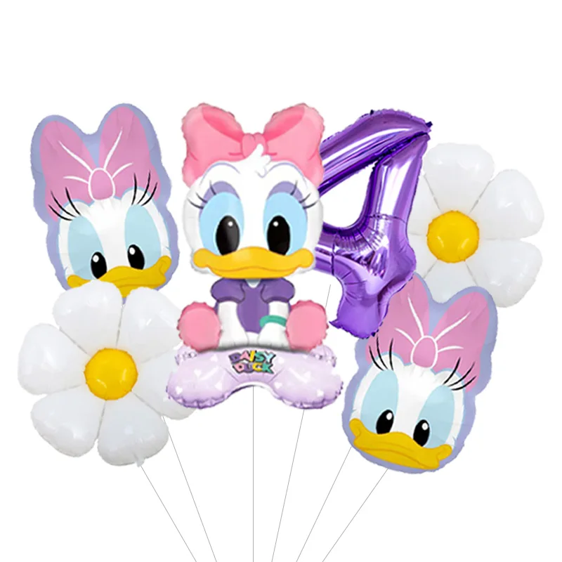 Cute Daisy  Donald Duck Mouse Party Balloons Boys and Girls Baby Shower Birthday Party Decorations Kids Classic Toys Air Gift view 5