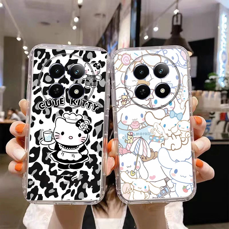 Kuromi Hello Kitty Cinnamoroll Phone Case For Realme 13 12 Pro C65 C30 C30S C35 C25 C12 C25Y Narzo 50A Pirme 8i Clear Back Cover