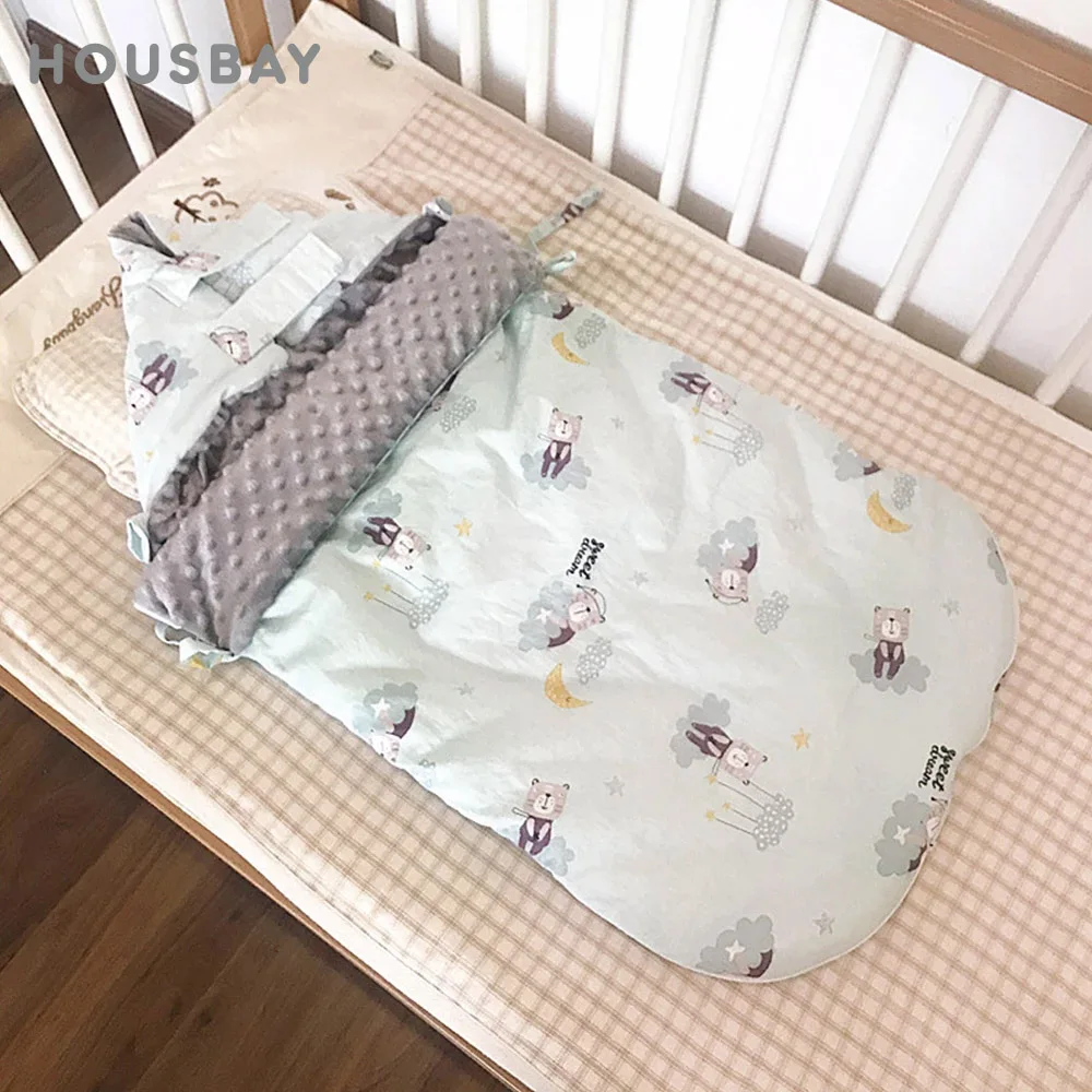 Baby Sleeping Bag Envelope Swaddle Sack For Newborn Baby Cocoon Outer Horse Pattern Diaper Cocoon For Newborns Sleep Bag Baby