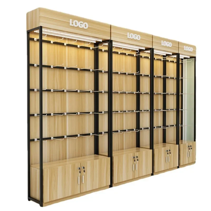 Wholesale Modular Shelf Display Rack Cabinet for Store Container Product Cosmetics Free Combination Display Stand