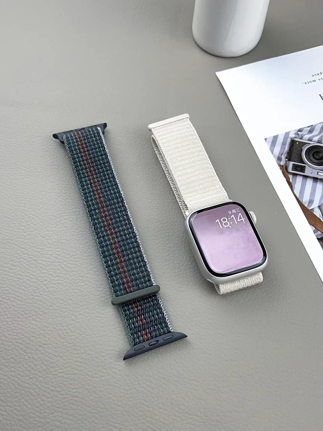 Nylon-Schlaufenarmband für Apple Watch 12 Armbänder 42mm 46mm 41mm 45mm 40mm 44mm 49mm Armband Correa iWatch Series 11 10 SE3 9 8 7 Ultra – Detail 15