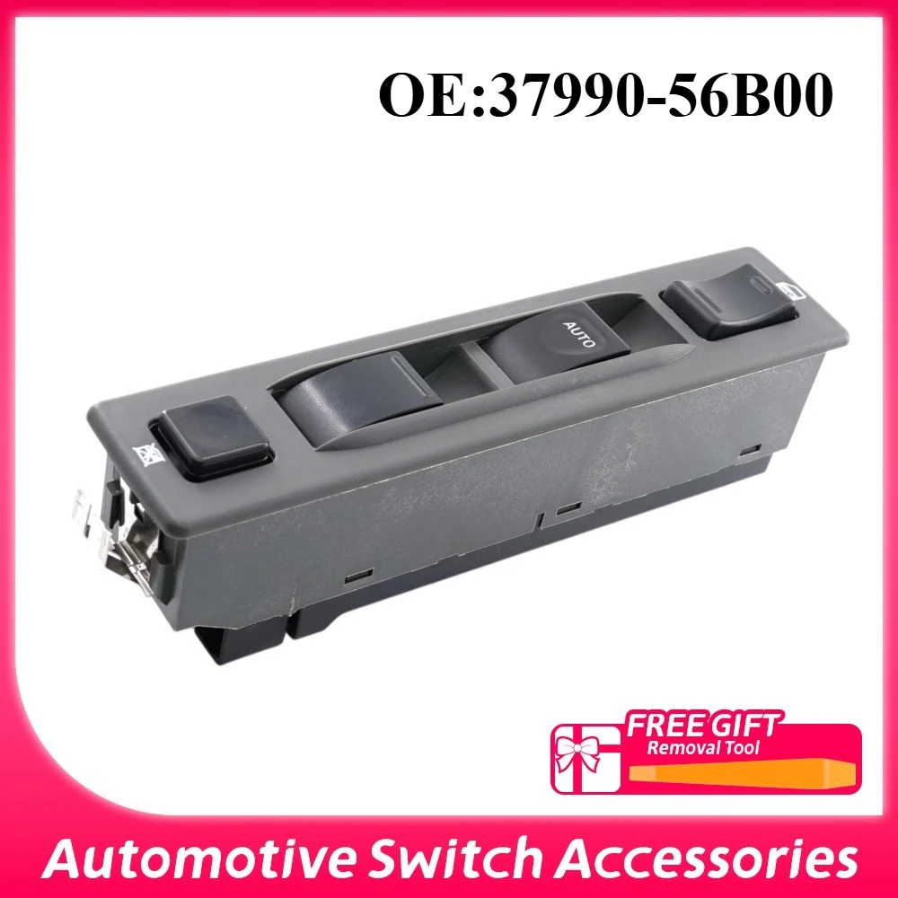 37990-56B00 Electronic Power Window Master Control button Switch for Suzuki Sidekick 1992-1998 for Geo Tracker Vitara 3799056B00