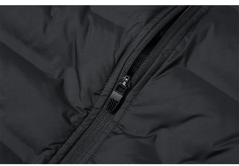 Pufferjacke für Herren, Graphen-Wärmejacke für den Winter, Outdoor-Winddichte Oberbekleidung, Lässige Gesteppte Jacke, Verdickte Stehkragen-Jacke – Detail 12