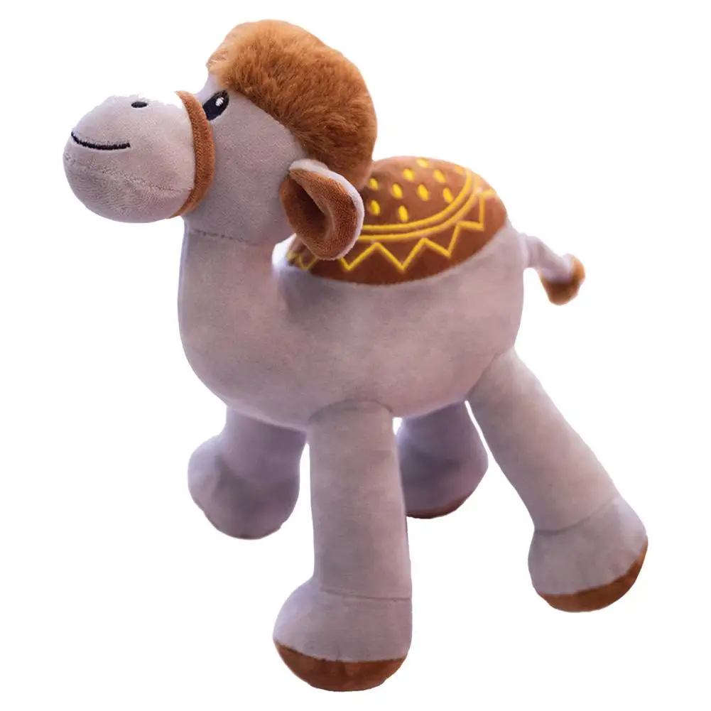 Cute 25cm Camel Stuffed Toy Trendy Full Filling Soft Toddler Plush Camel Toy for Fun Plush Toy Stuffed Doll Pillow for Kids Gift