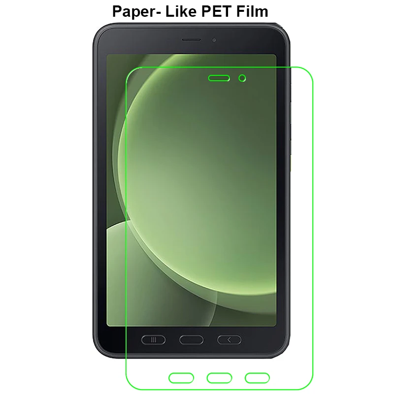 Paper-Like Screen Protector For Samsung Galaxy Tab Active 5 Active5 Active3 HD Clear PET Painting Write Drawing Protective Film