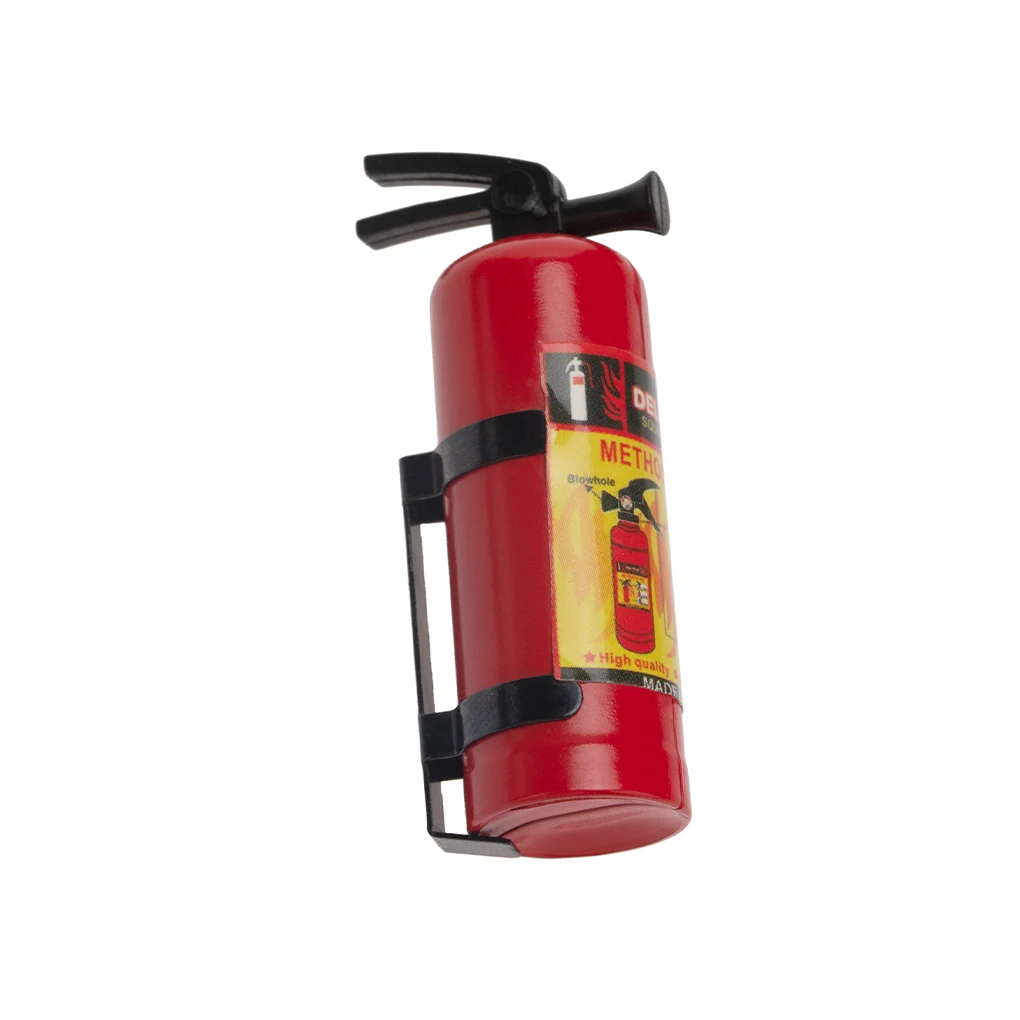 Fire Extinguisher Red Waterproof RC Car Accessories Exquisite Fires Annihilator Replacement for 1/10 SCX10 TRX4 D90 CC01