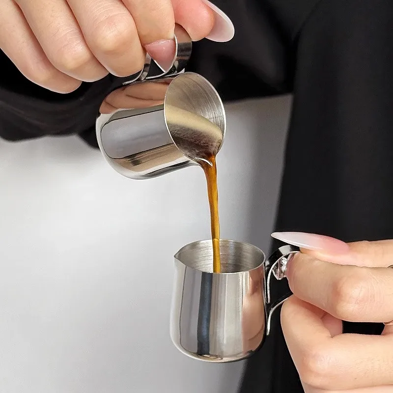 الفولاذ المقاوم للصدأ إبريق مزبد الحليب اسبريسو تبخير القهوة باريستا لاتيه Frother كوب كابتشينو إبريق الحليب كريم رغوة Picher