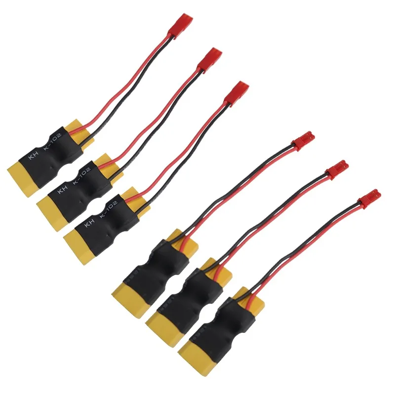 3Pcs XT60 Male To Female JST Female / Male in-line Power Adapter Lipo Connector Module for RC Battery Lipo Model Plug-in