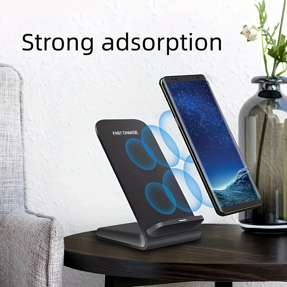 30W Wireless Charger Stand Pad For IPhone17 16 15 14 13 12 Pro X XS Max XR 8 Samsung Xiaomi Induction Fast Charging Dock Station