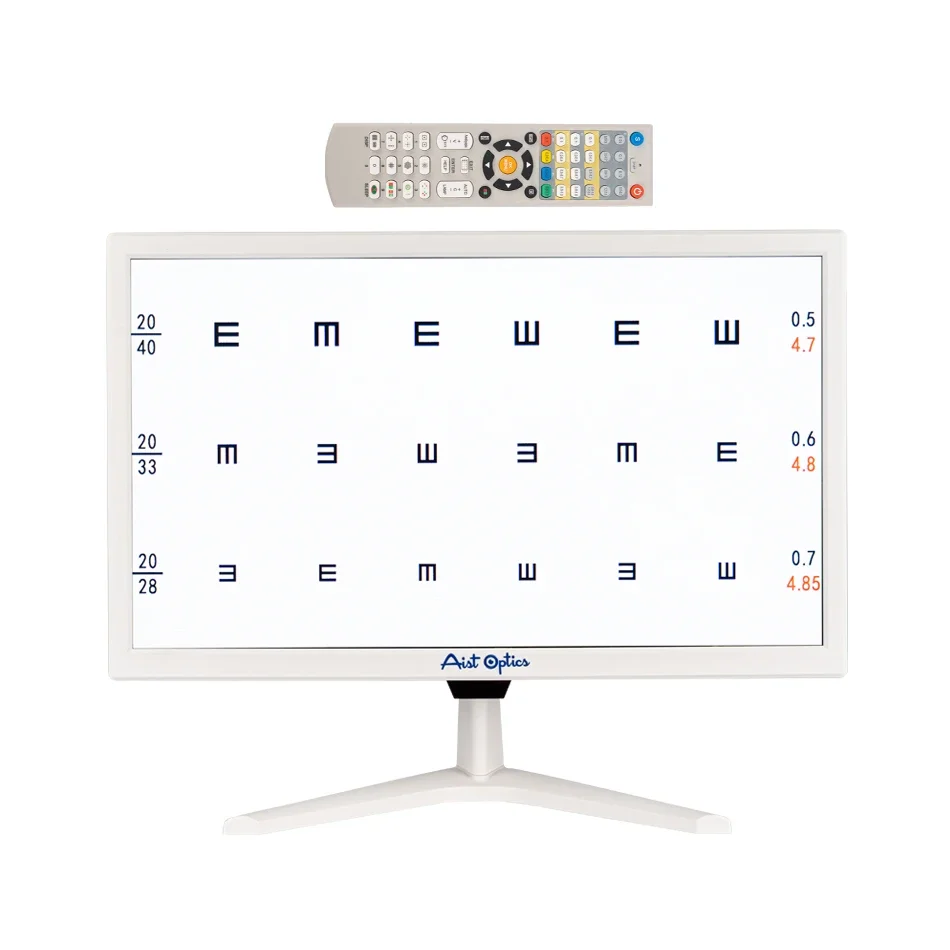 19 Inch Screen Ophthalmic LCD Visual Acuity Vision Chart Optical Testing Monitor Eye Testing Chart Optotype display