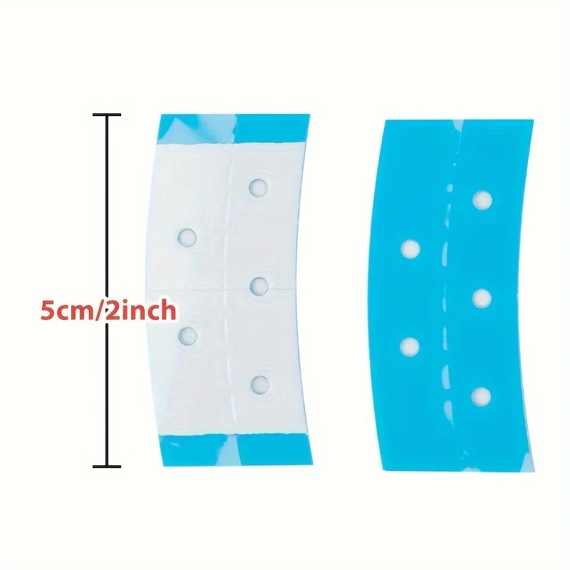 90//60/30PCS Wig Hair Piece Tape Double Sided Adhesive Wig Tapes Clear C-Shaped Hair Strips Pre-Cut Lace Wigs Tape Beauty Tool