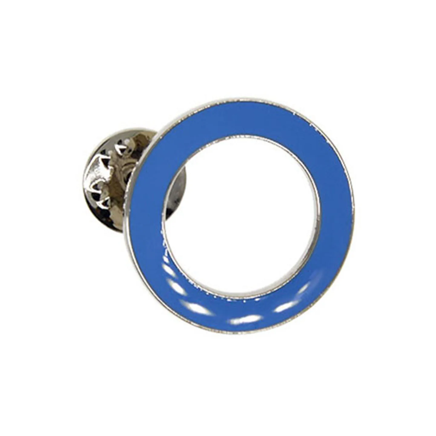 50 PCS Color Filled The Diabetes Awareness Badge with Butterfly Pin Blue Color