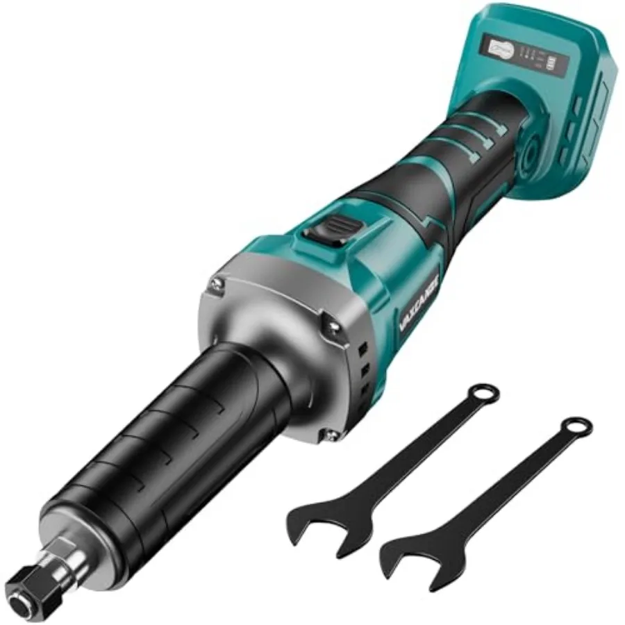 

1100W Brushless Braking Die Grinder Compatible with Makita Battery 3 Level Variable Speed Up to 26000RPM 1/4" Precision Drill C