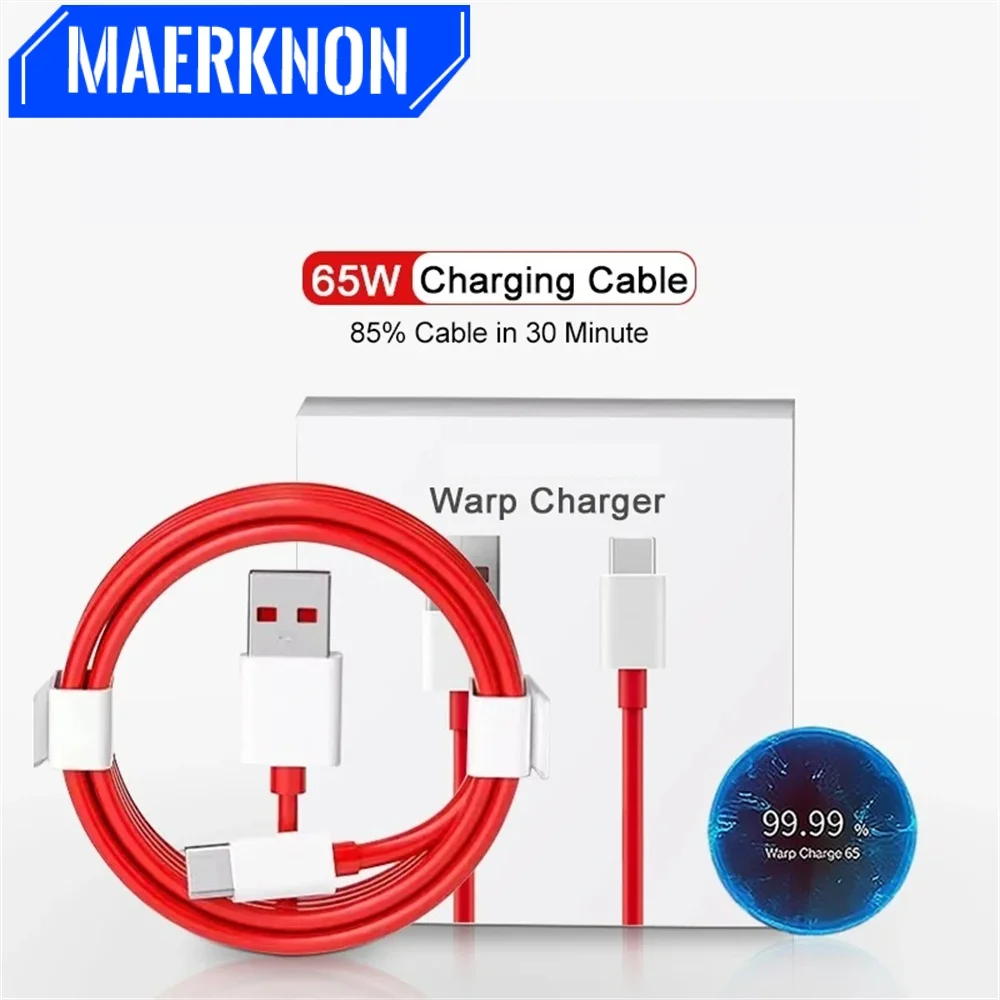 

65W USB Fast Charging Charger Data Cord Type C Mobile Phone Quick Charge Data Cable For Oneplus Ace 12 11 Huawei Xiaomi iPhone