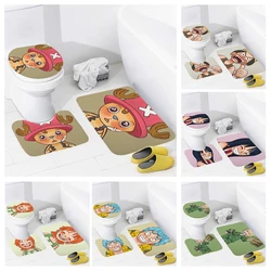 home bathroom floor mats Anime animal style Bath Foot mat modern bathroom accessories rug Toilet mat Bathtub anti-slip carpet