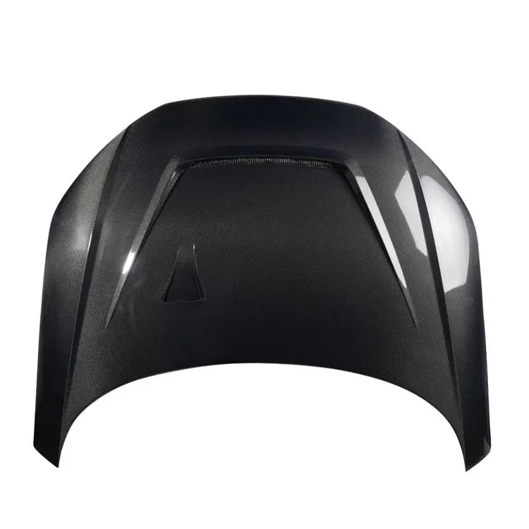 High Quality New Car Racing Glossy V Style Engine Hoods Carbon Fiber Hood Bonnet for Audi TT TTS TTRS 2018-2023