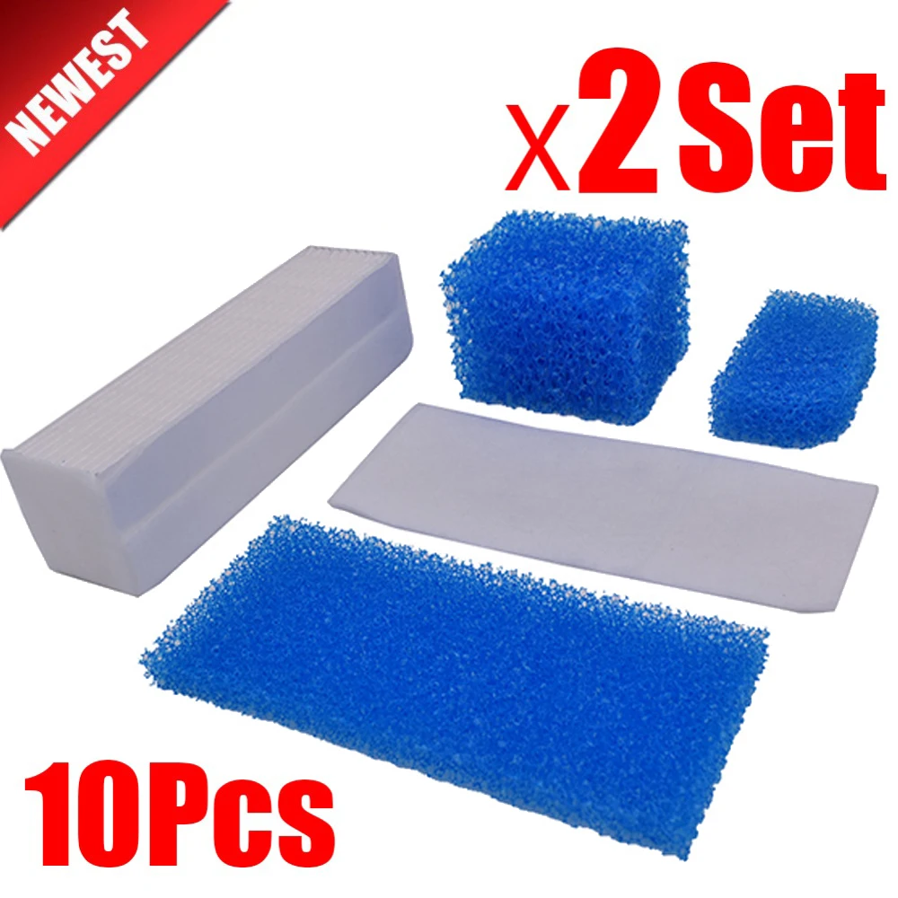 10pcs/2set for Thomas Twin Genius Kit Hepa Filter for Thomas 787203 Vacuum Cleaner Parts Aquafilter Genius Aquafilter Filters