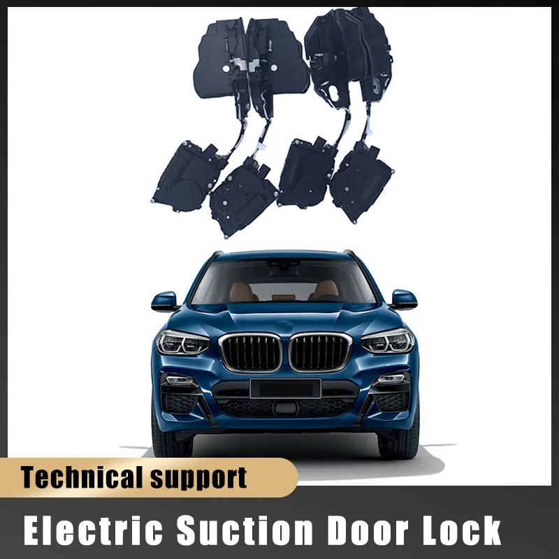 For BMW X3 F25 2011~2023 Car Soft Close Door Latch Pass Lock Actuator Auto Electric Absorption Suction Silence Closer