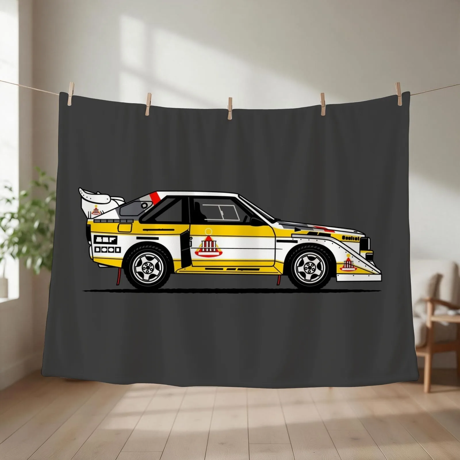 S1 Group B Classic Rally Car Throw Blanket Winter beds warm for winter wednesday Hairy Blankets