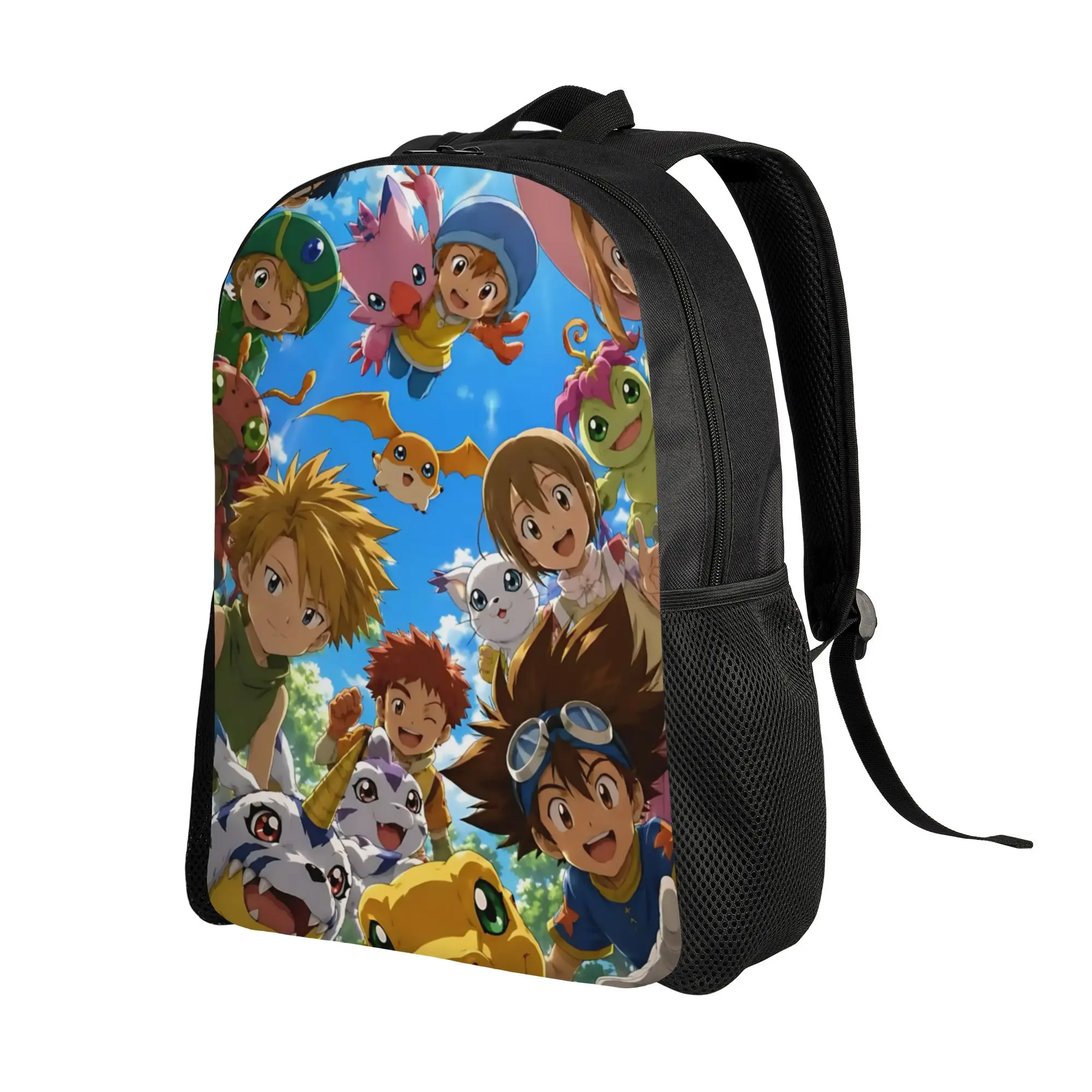1Piece Digimon Crew New School Year Backpack D-Digital Monster Female  Backpack