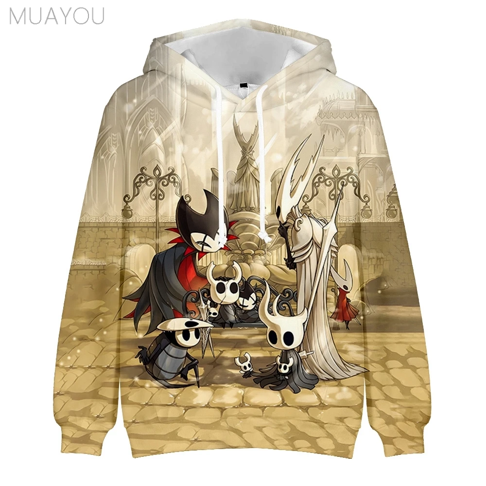 Hollow Knight Silksong sweat à capuche pour homme femmes 3D imprimé vêtements printemps automne loisirs Hollow Knight sweat à capuche