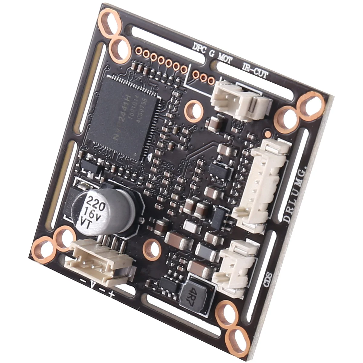 Starlight-Carte PCB de technologie de caméra de vidéosurveillance, faible éclairage, 0,0001 Lux, NVP2441 + IMX323, HD, 4 en 1, AHD, TVI, CVI, CVBS, 2MP, PAL