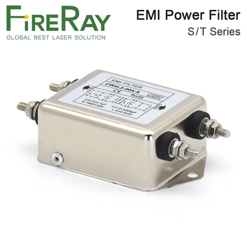 Imagen 1 del producto Filtro EMI de potencia FireRay CW4L2-10A-T/S CW4L2-20A-T/S monofásico AC 115 V/250 V 20A 50/60 HZ envío gratis