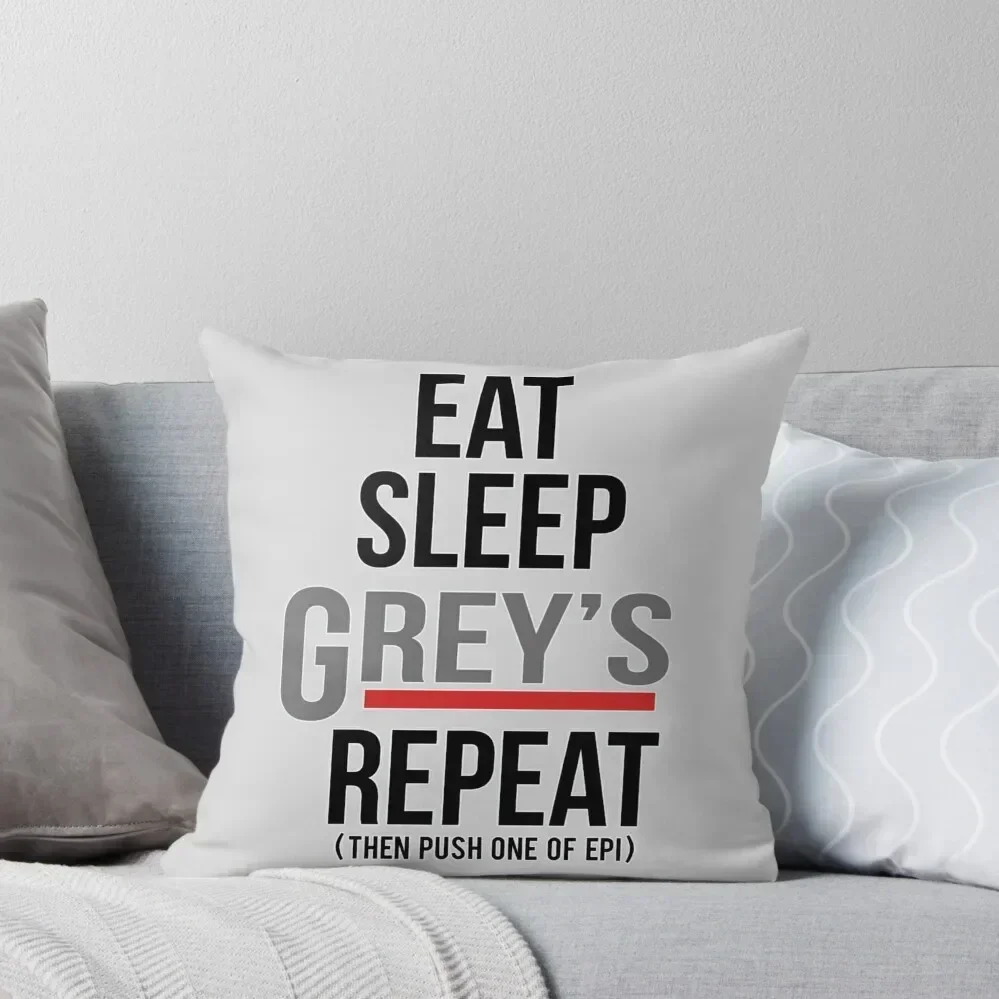 

greys repeat Throw Pillow Decorative Cushion Cover Cushion Cover Luxury luxury home accessories Custom Cushion Photo pillow