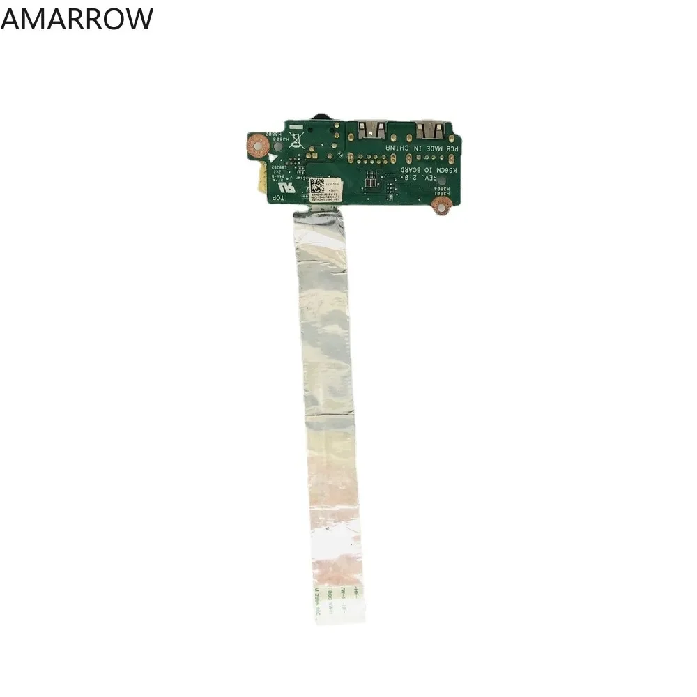 Original Laptop USB AUDIO JACK Audio USB Board for Asus K56CM S56C K56C A56C