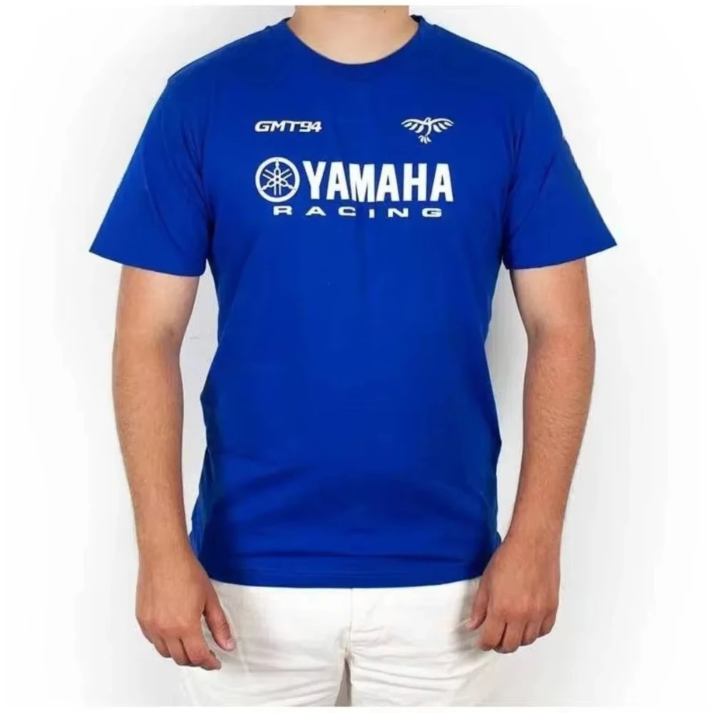 

YAMAHA Motorcycle T-shirt Summer New Motorcycle Modification Men's and Women's Plus Size Loose Casual Riding Short Sleeved Top