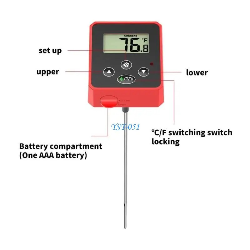 

E15A Precisions Temperature Gauges Digital Thermometers for Kitchens & Restaurants