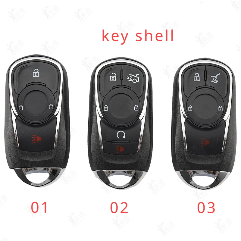 

3/4/5 Button Smart Remote Key Shell For Opel Astra Fit Buick Verano Encore Lacrosse Regal Envision Key Fob Case