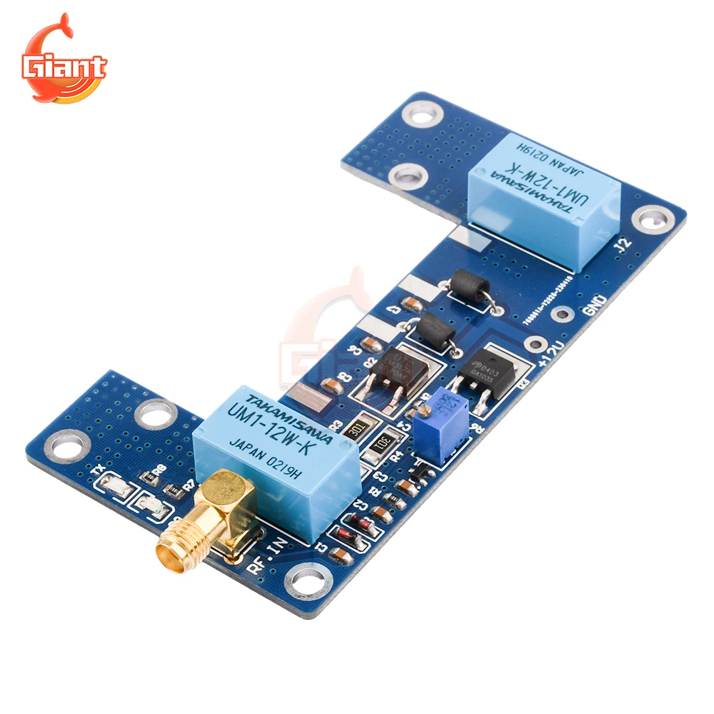 DC12-13.8V 1-5W RF Power Amplifier Board Transceiver Conversion Handheld Power Amplifier Board Intercom Power Amplification