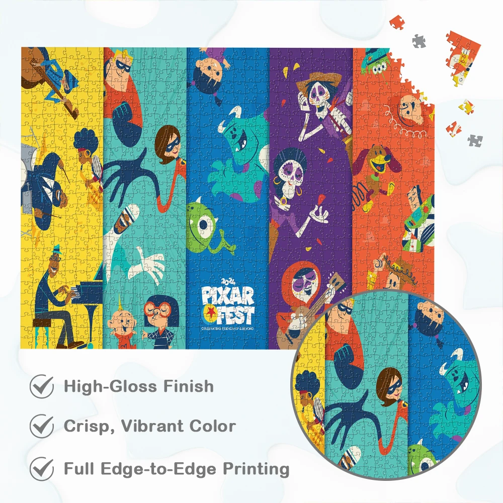 ピクサー フェスト キャラクター パズル 大人用 クラシック ディズニー 漫画 シリーズ ゲームとパズル 108/200/300/500/1000/1500 ピース パズル