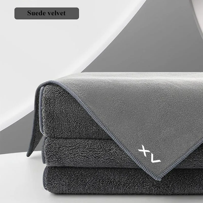 

Утолщенное замшевое автомобильное полотенце для Subaru XV, не выпадающее волосы, не выцветающее полотенце для мытья автомобиля, коралловая флисовая ткань, средства для чистки автомобиля