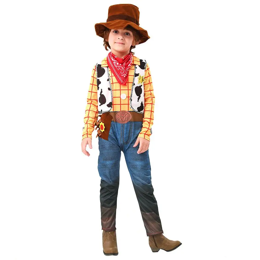 Nouveau loween Cowboy enfants Cosplay personnage de dessin animé Anime jeu de rôle Costume enfants Par porter scène Performance tenue