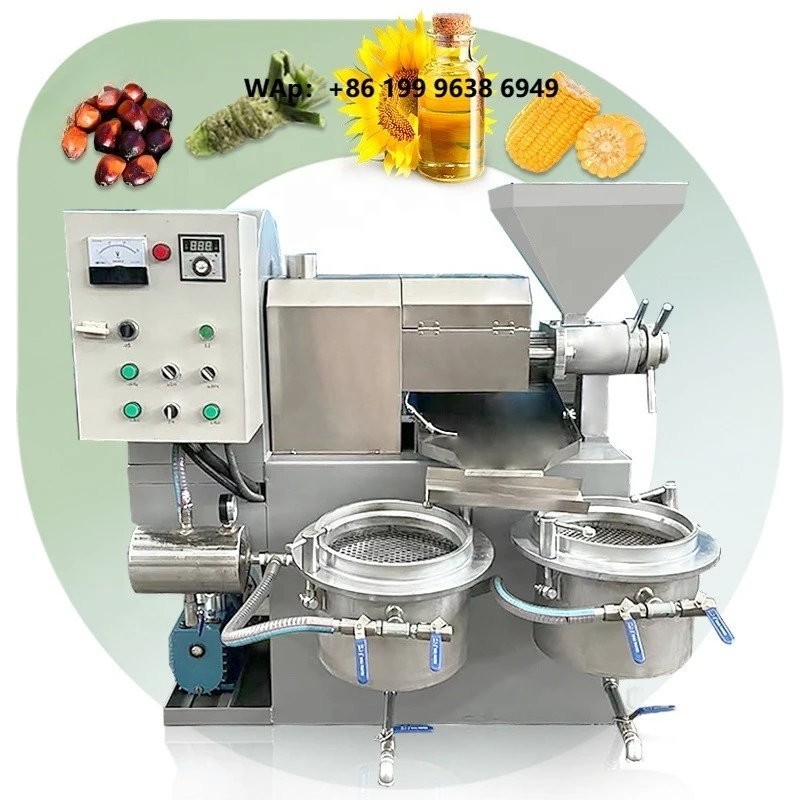 Commercial Automatic Peanut Palm Groundnut Flaxseed Extraction Oil Process Machine